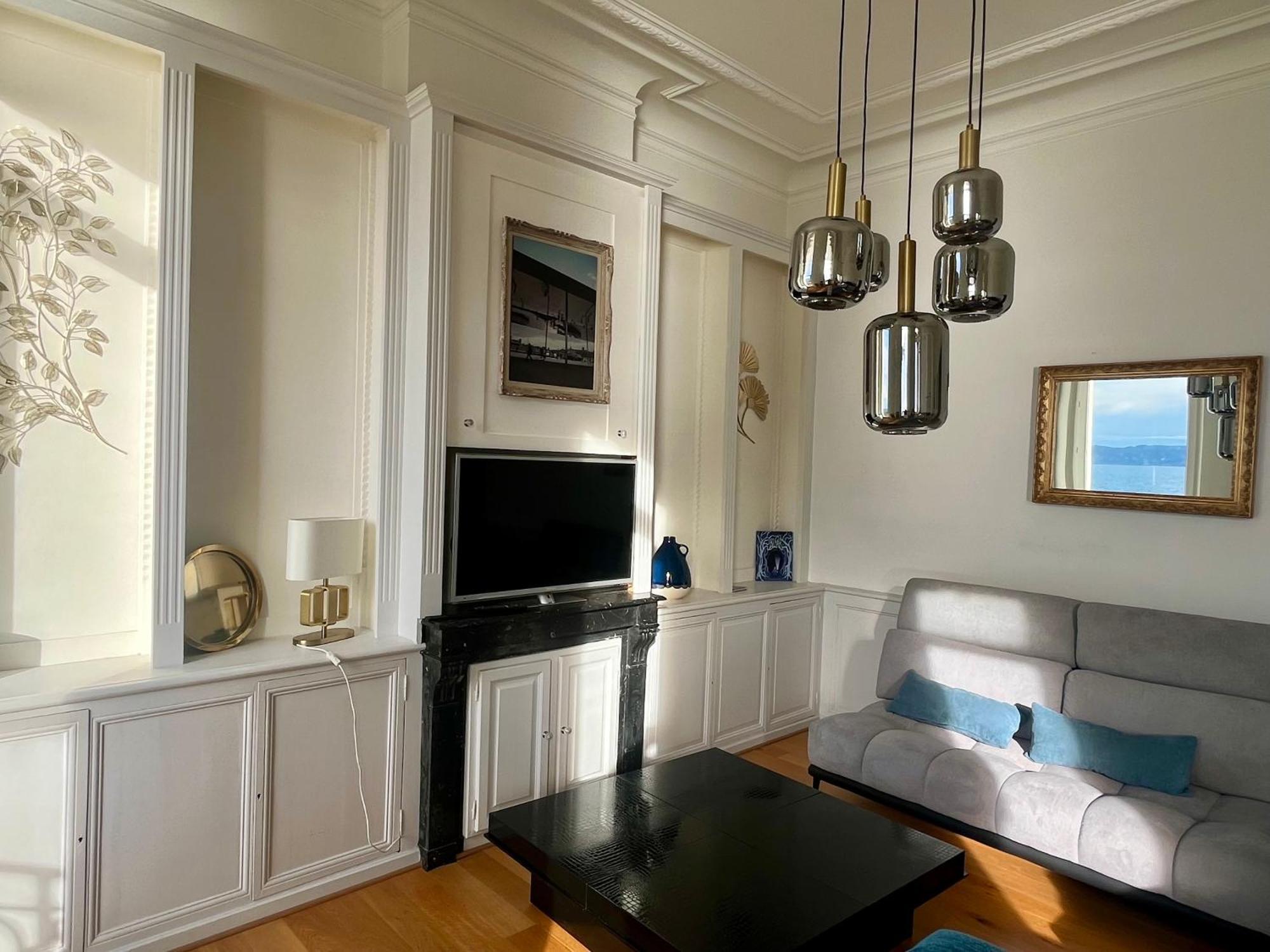Appartement Sur La Corniche Kennedy Face A La Mer Marsylia Zewnętrze zdjęcie
